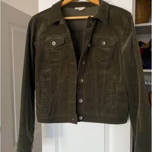 Olive Green Corduroy Jacket